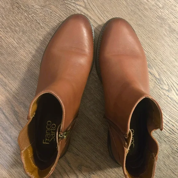 Franco Sarto Brown Leather Boots - Picture 2 of 8